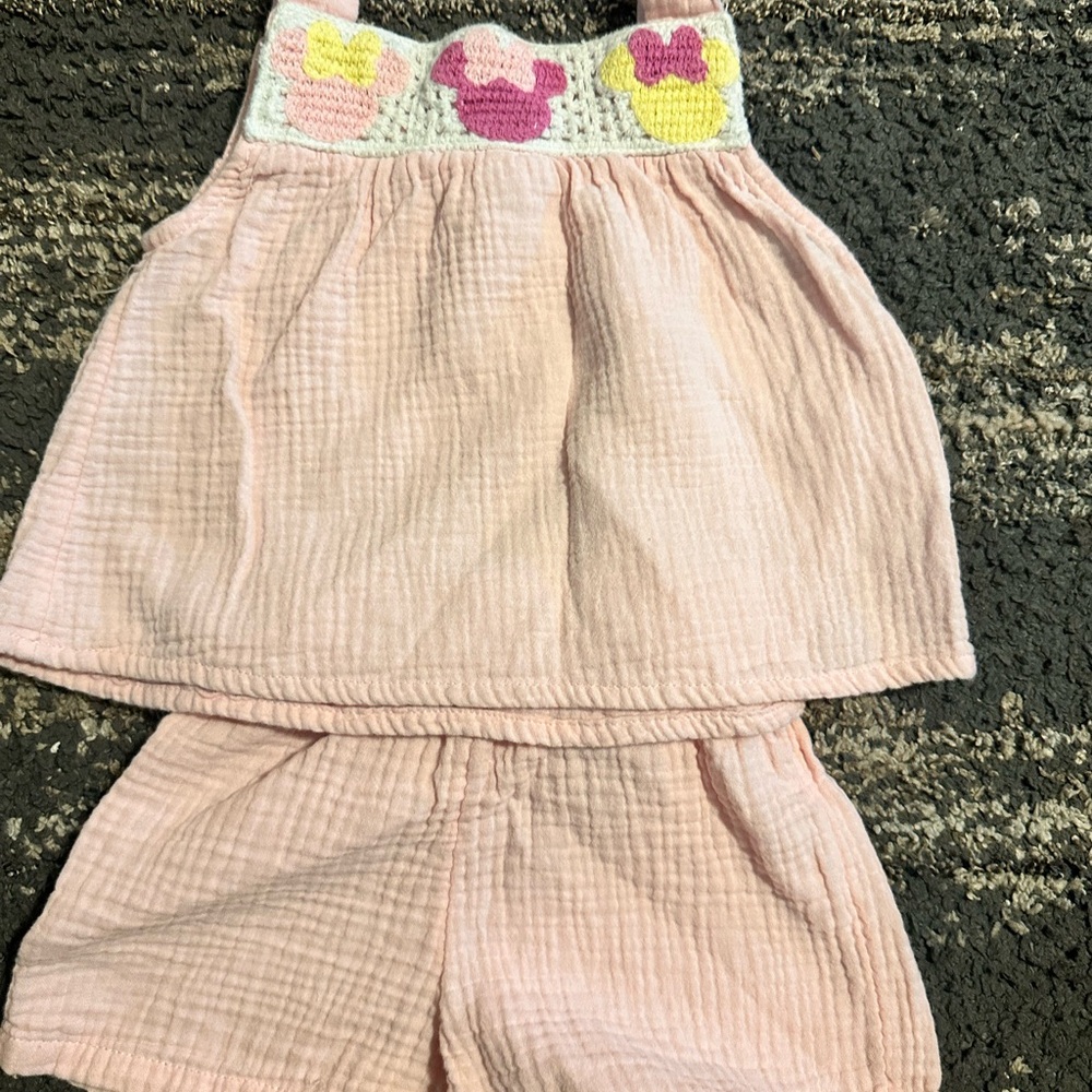Disney Kids Pink Matching Set